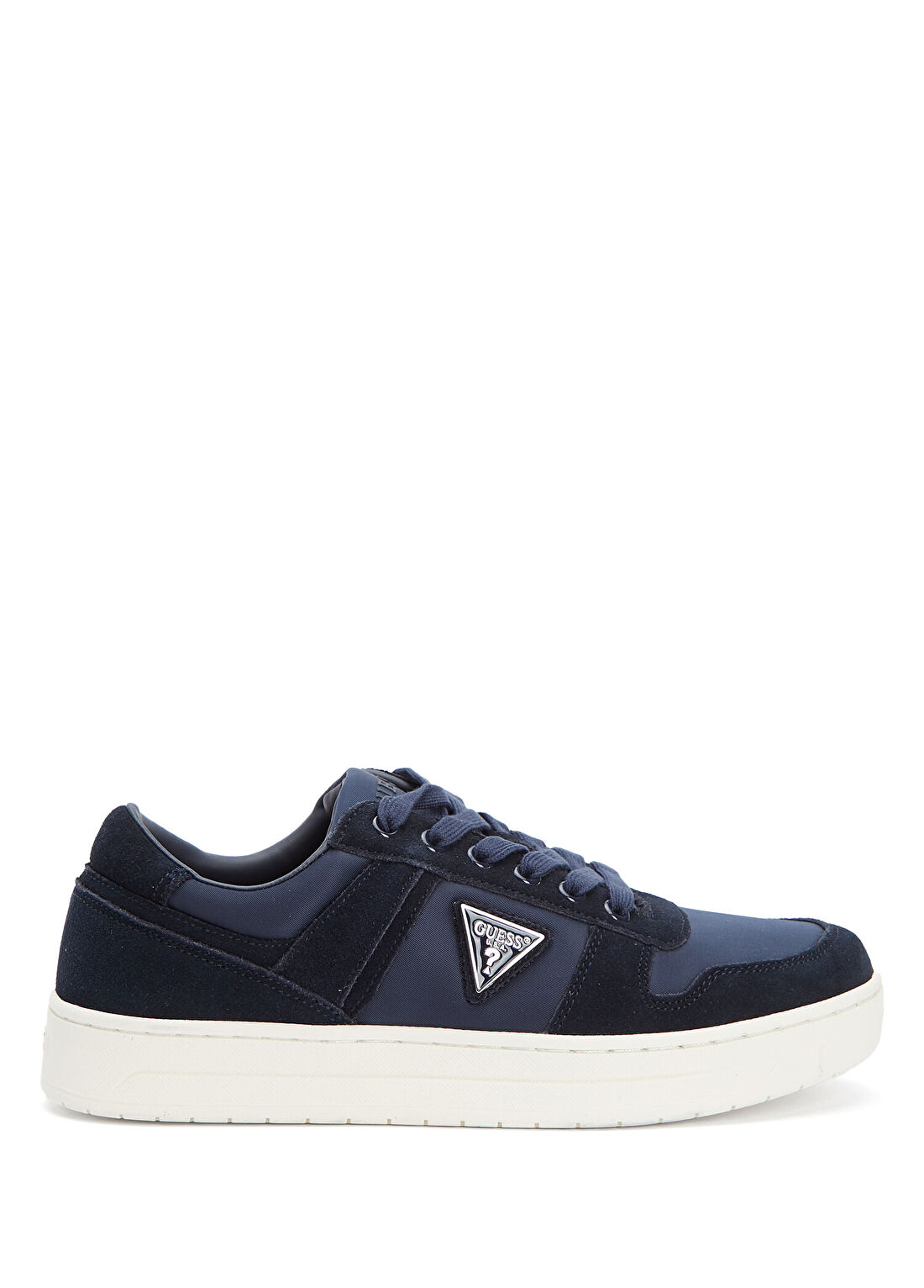 Guess Uddent Lacivert Erkek Deri Sneaker