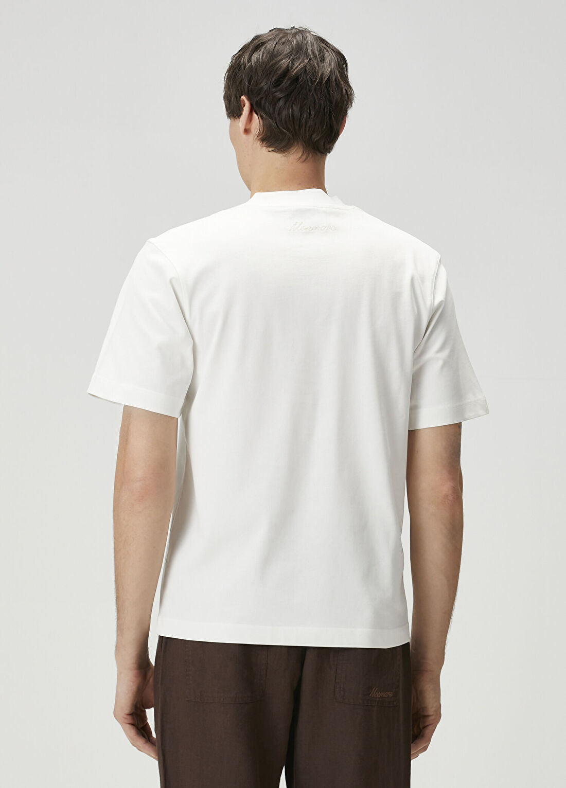 Monmare Andre Beyaz T-shirt görsel 4