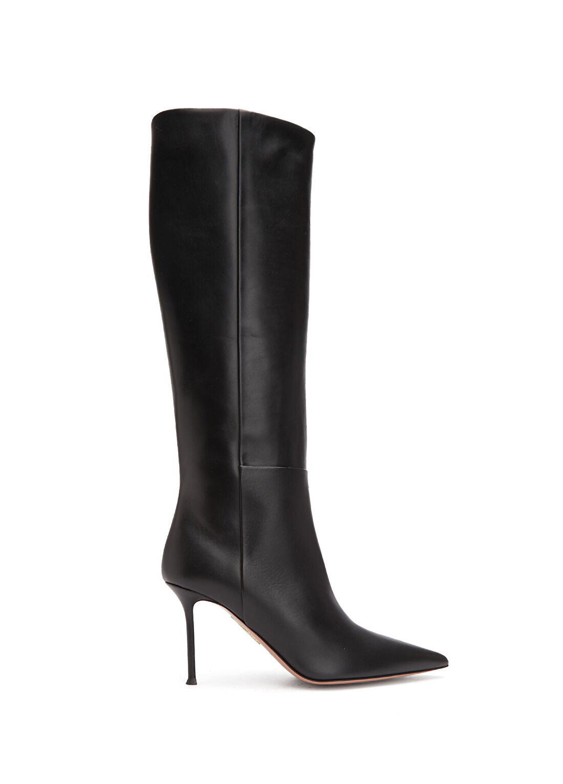 Aquazzura Harper Siyah Kadın Deri Çizme