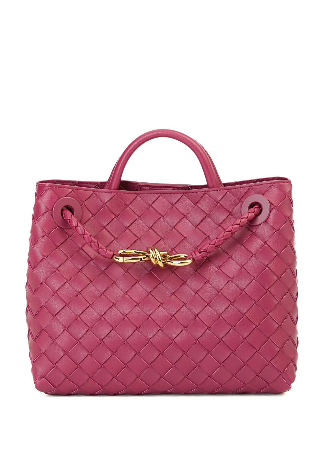 Bottega Veneta Small Andiamo Fuşya Kadın Deri Çanta