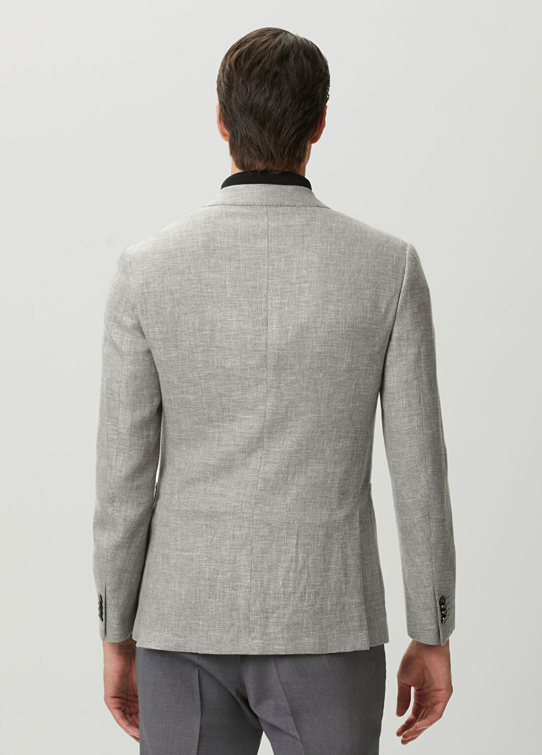 Zegna Gri Formal Ceket görsel 4