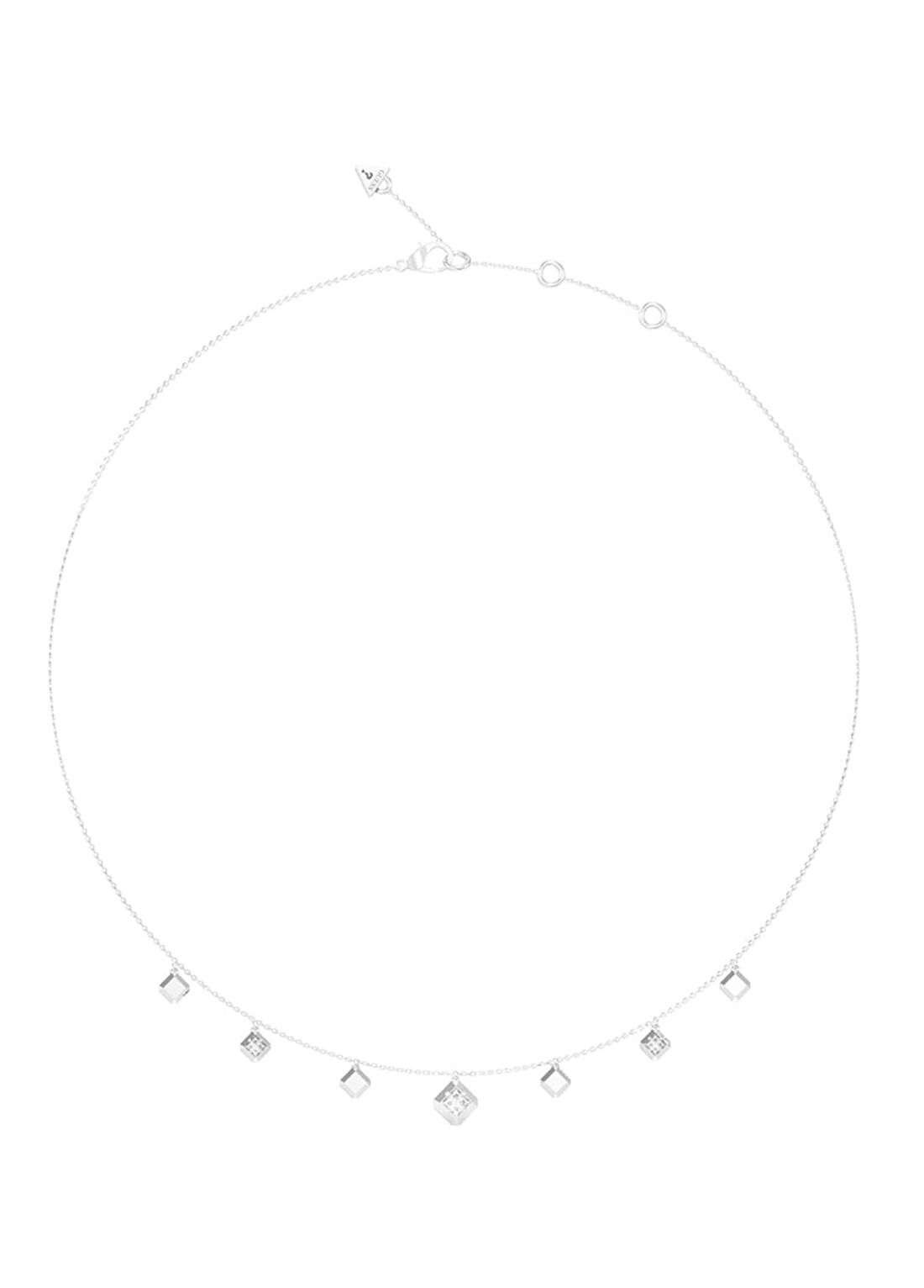 Guess JGUJUBN06178JWRHTU Metalik Gri Çelik Kadın Kolye