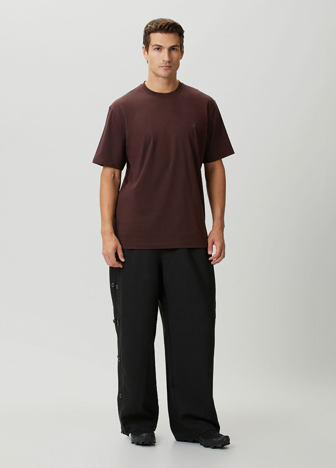Y-3 Regular Fit Kırmızı T-shirt görsel 2