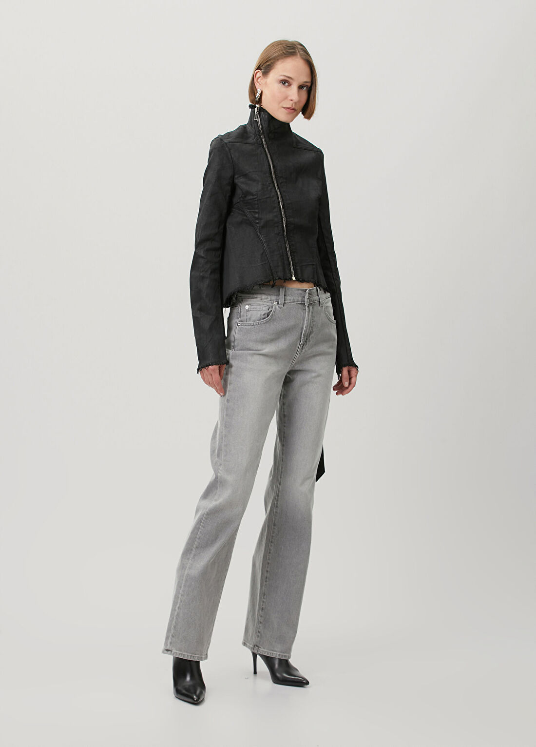 Rick Owens Drkshdw Siyah Denim Ceket görsel 2