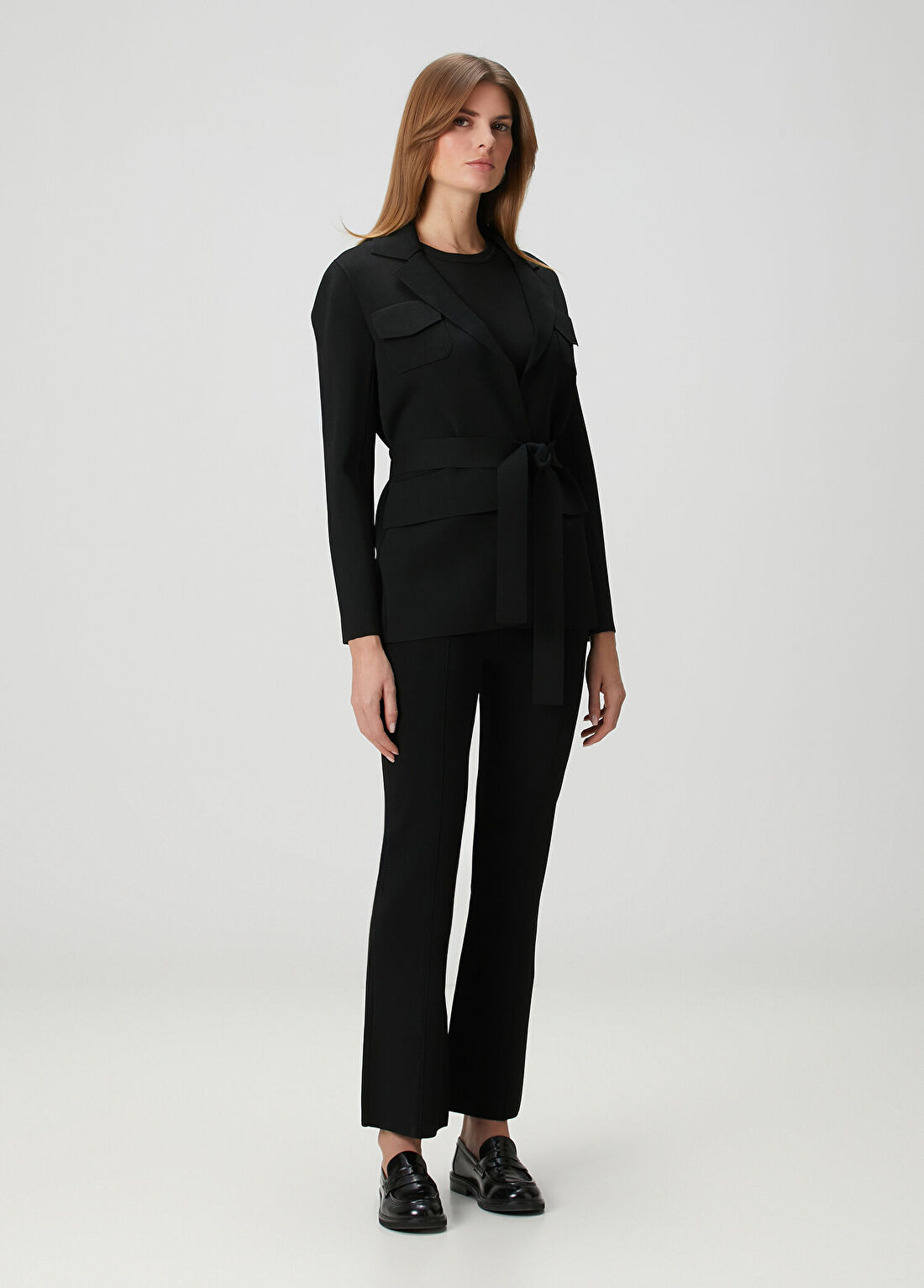 Theory Relaxed Fit Siyah Blazer görsel 2