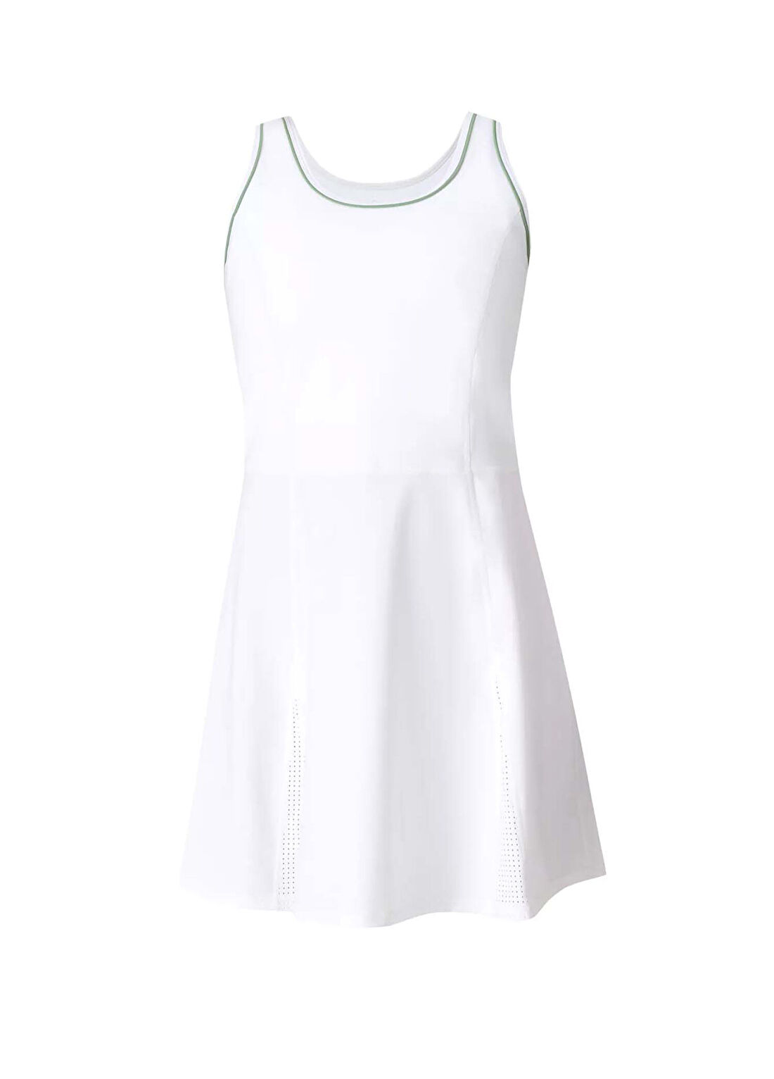 Sweaty Betty Power Flare Beyaz Kolsuz Kadın Tenis Elbisesi