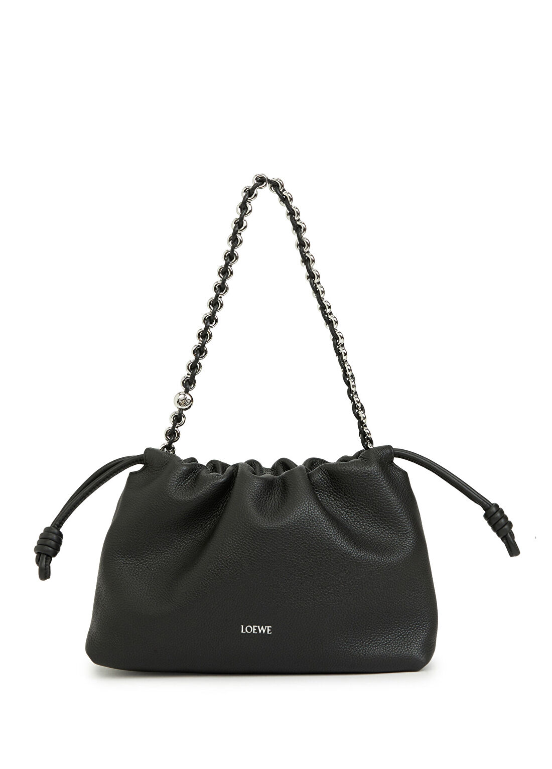 Loewe Medium Flamenco Siyah Kadın Deri Çanta