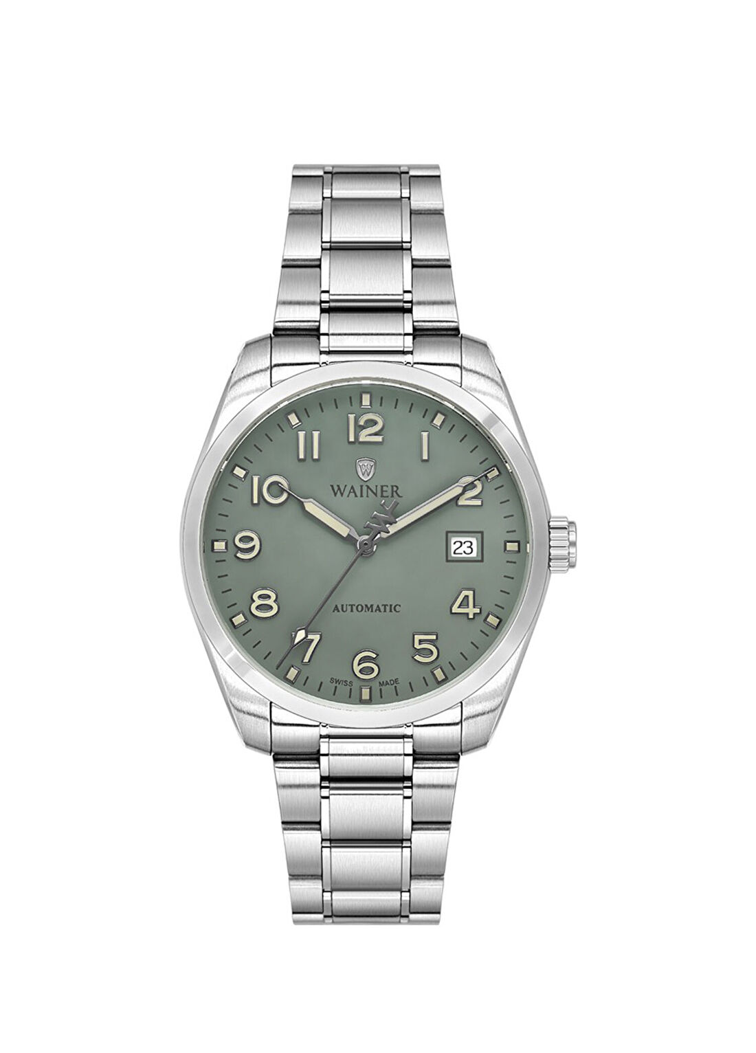 Wainer WA.25700-C Gümüş Metal Erkek Kol Saati