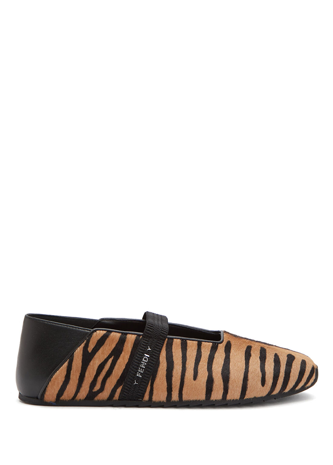 Fendi Academia Leopar Desenli Deri Babet