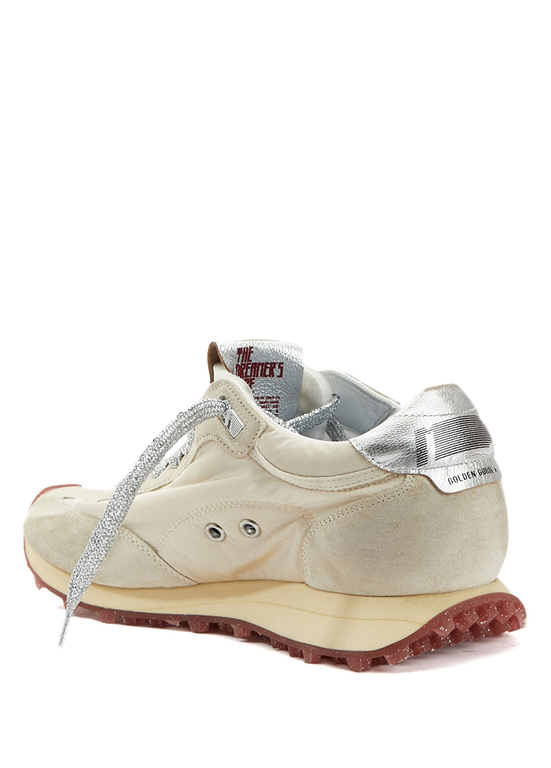 Golden Goose Gri Bej Kadın Sneaker görsel 3