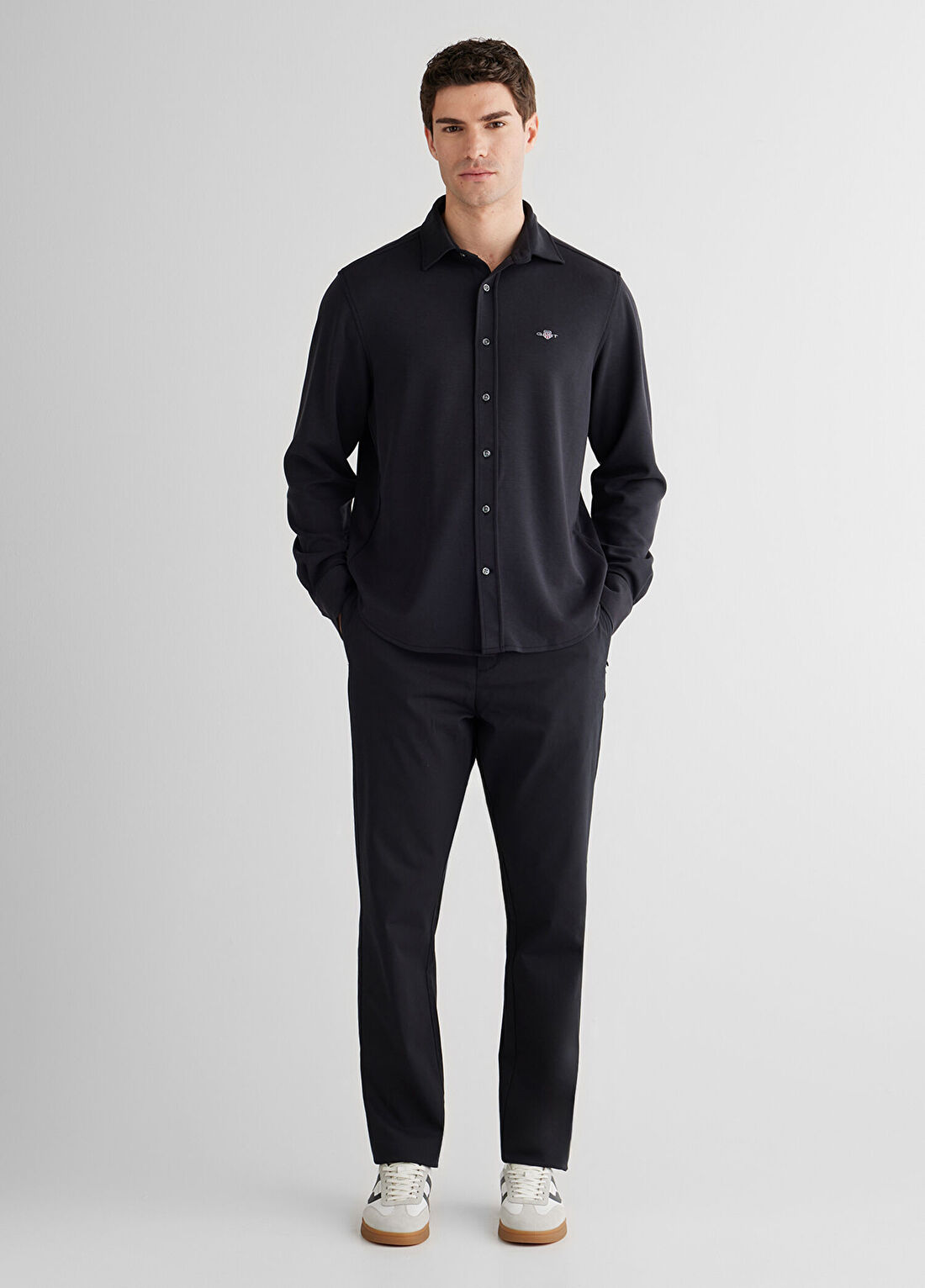 Gant Siyah Regular Fit Erkek Pantolon