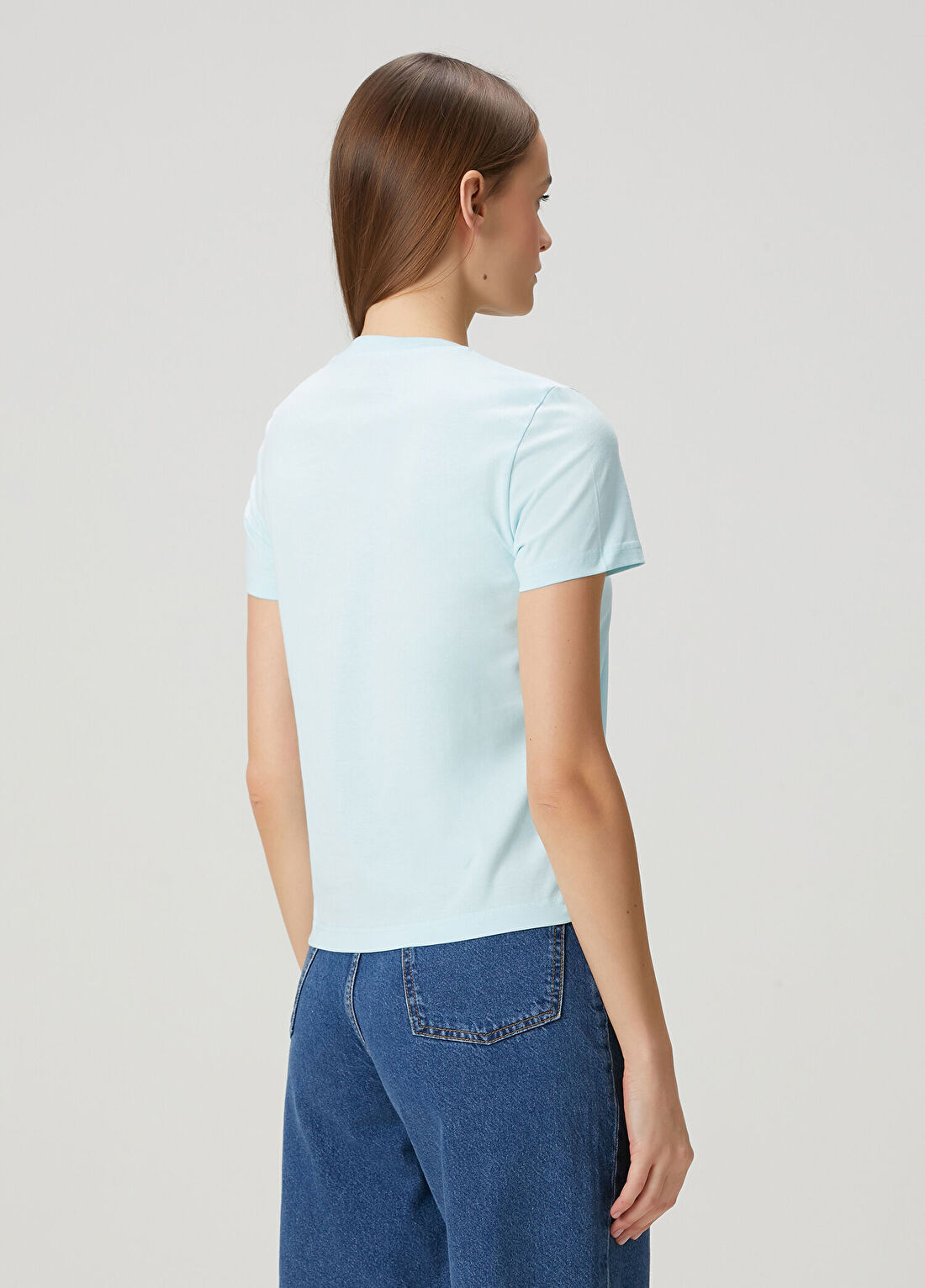 Casablanca Waves Açık Mavi T-shirt görsel 4