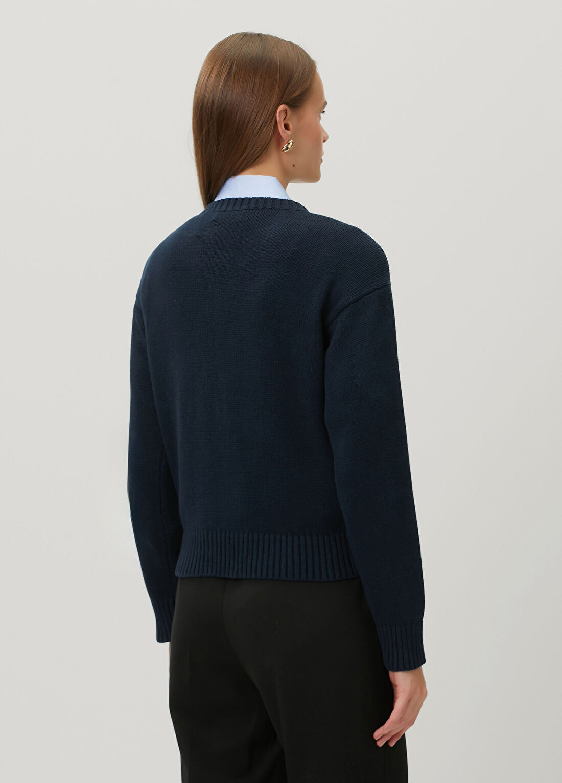 Lauren Ralph Lauren Lacivert Kazak görsel 4