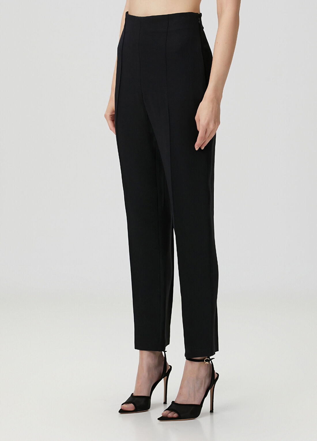 Roland Mouret Siyah Yün Pantolon görsel 2