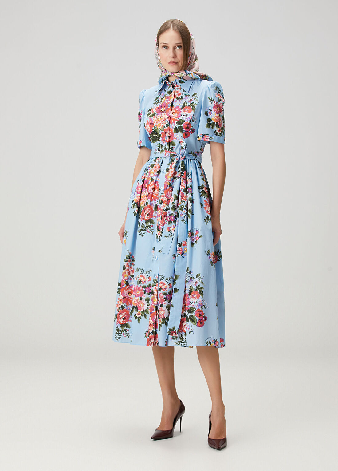 Dolce&Gabbana Çok Renkli Midi Elbise