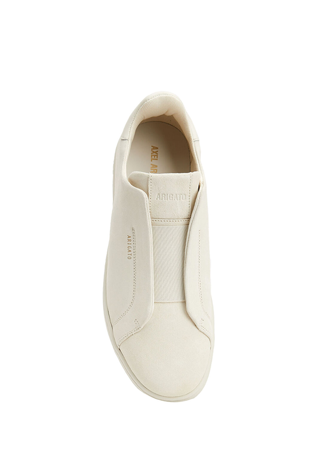 Axel Arigato Dice Laceless Bej Erkek Süet Sneaker görsel 4