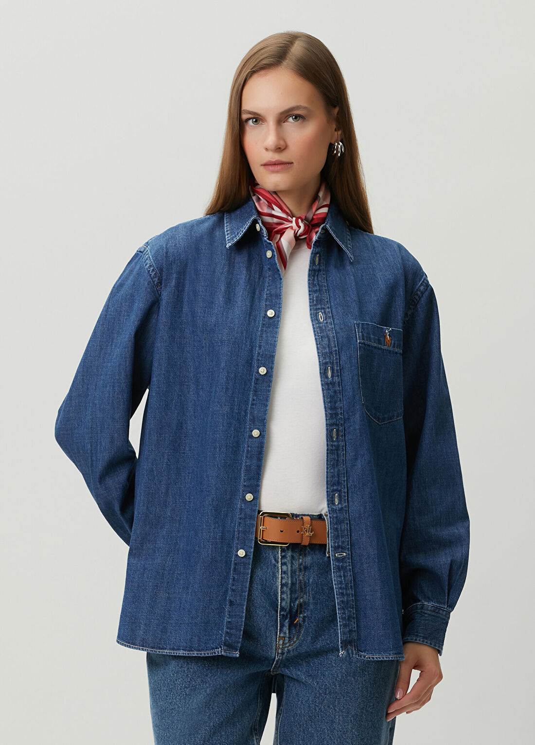 Polo Ralph Lauren Mavi Denim Gömlek