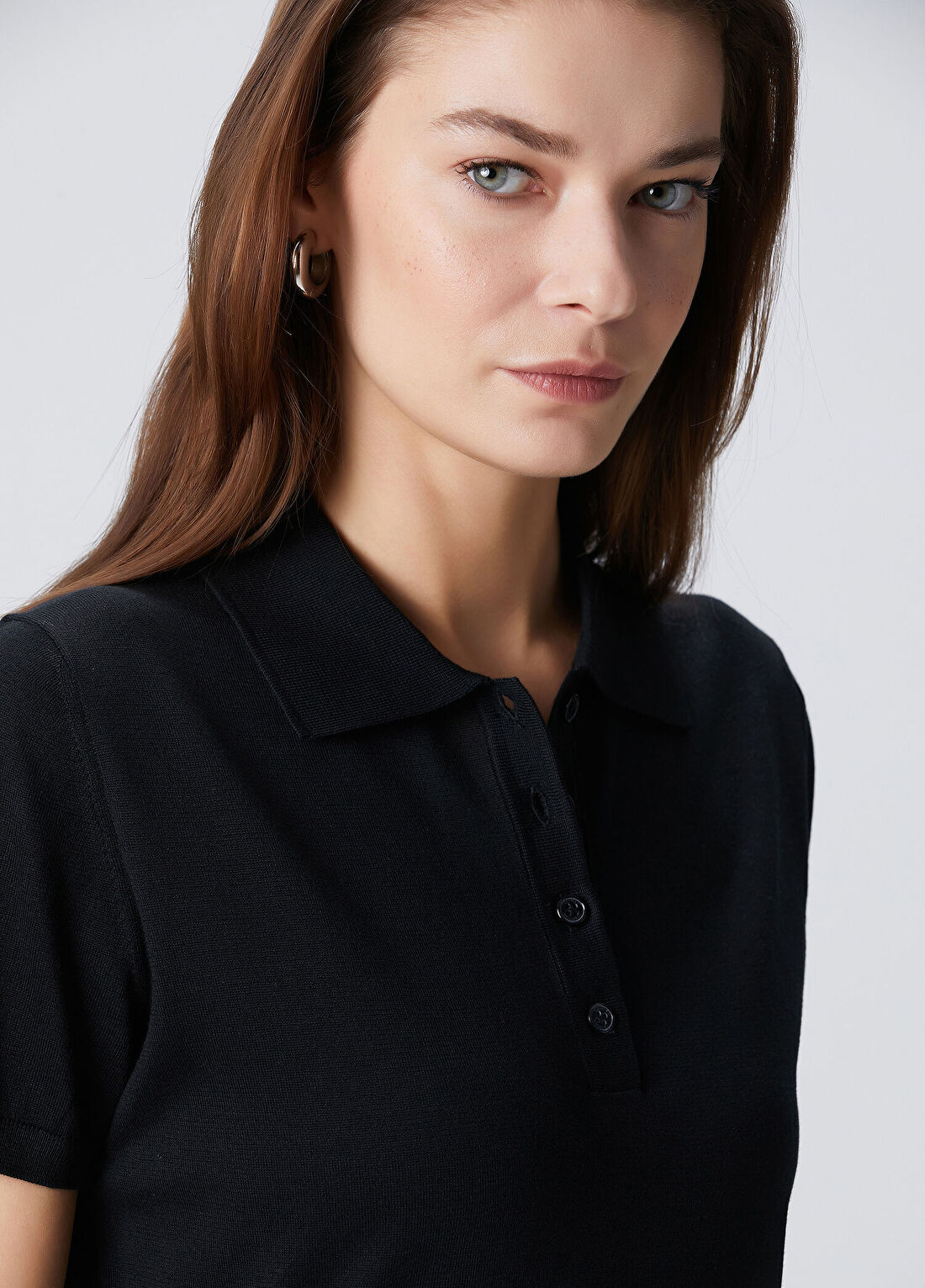 Beymen Collection Siyah Kısa Kol Polo Triko görsel 2