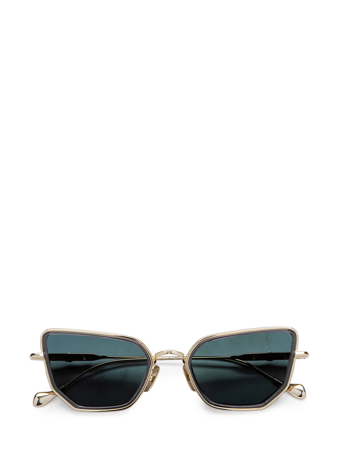 CUTLER AND GROSS GFSN026 C1 Gold Dark Grey Titanyum Unisex Güneş Gözlüğü