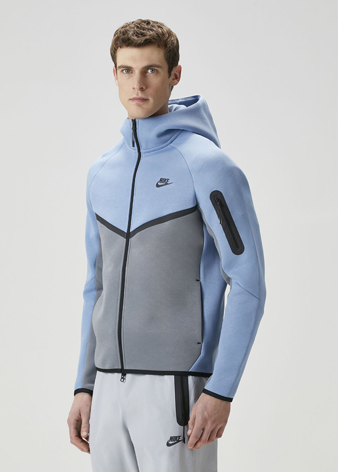 Nike Tech Mavi Sweatshirt görsel 3
