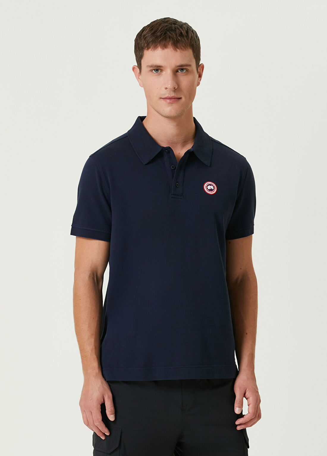 Canada Goose Beckley Lacivert Polo Yaka T-shirt