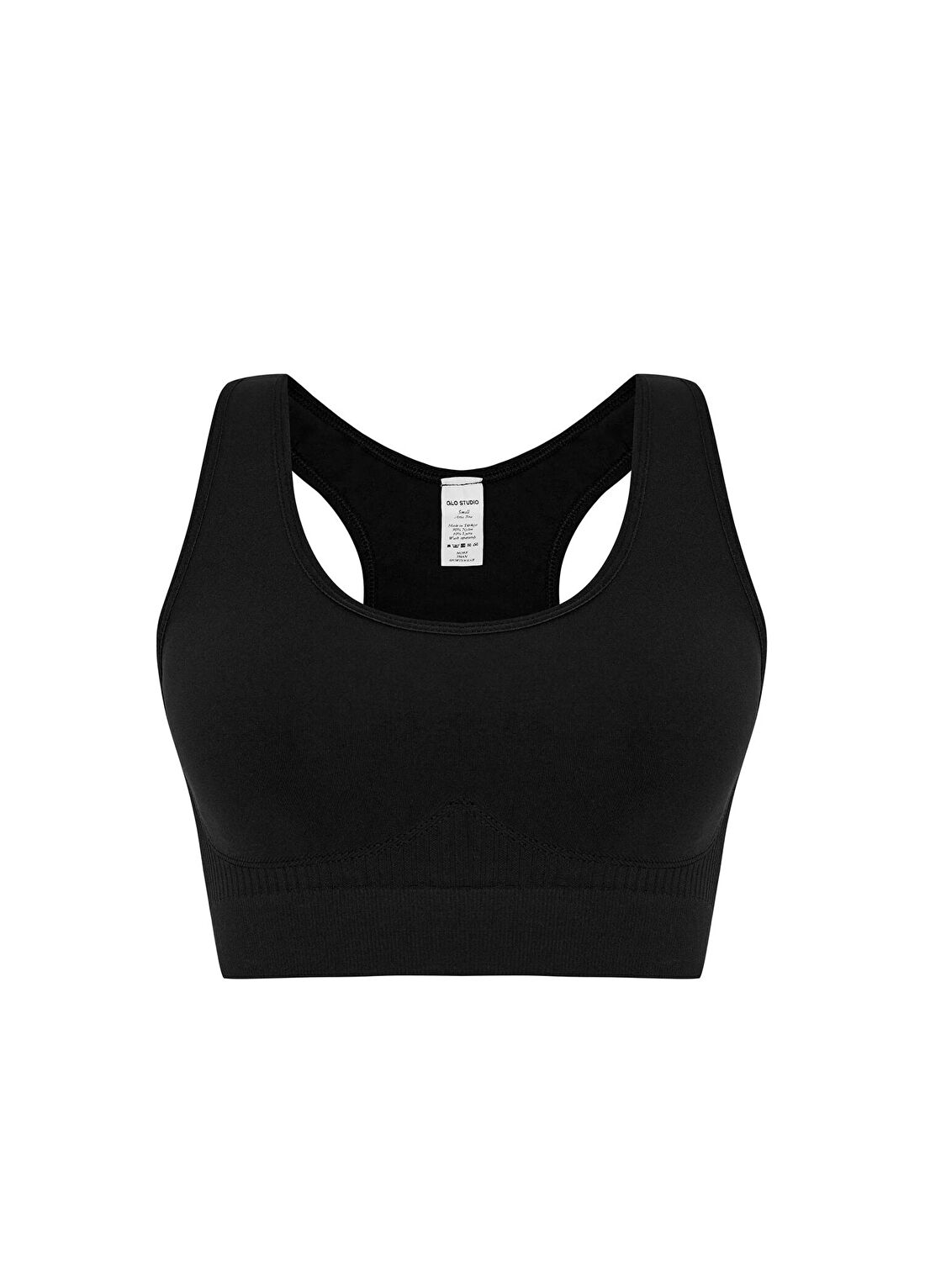 Glo Studio Aria Seamless Bra Onyx Kadın Spor Sütyeni