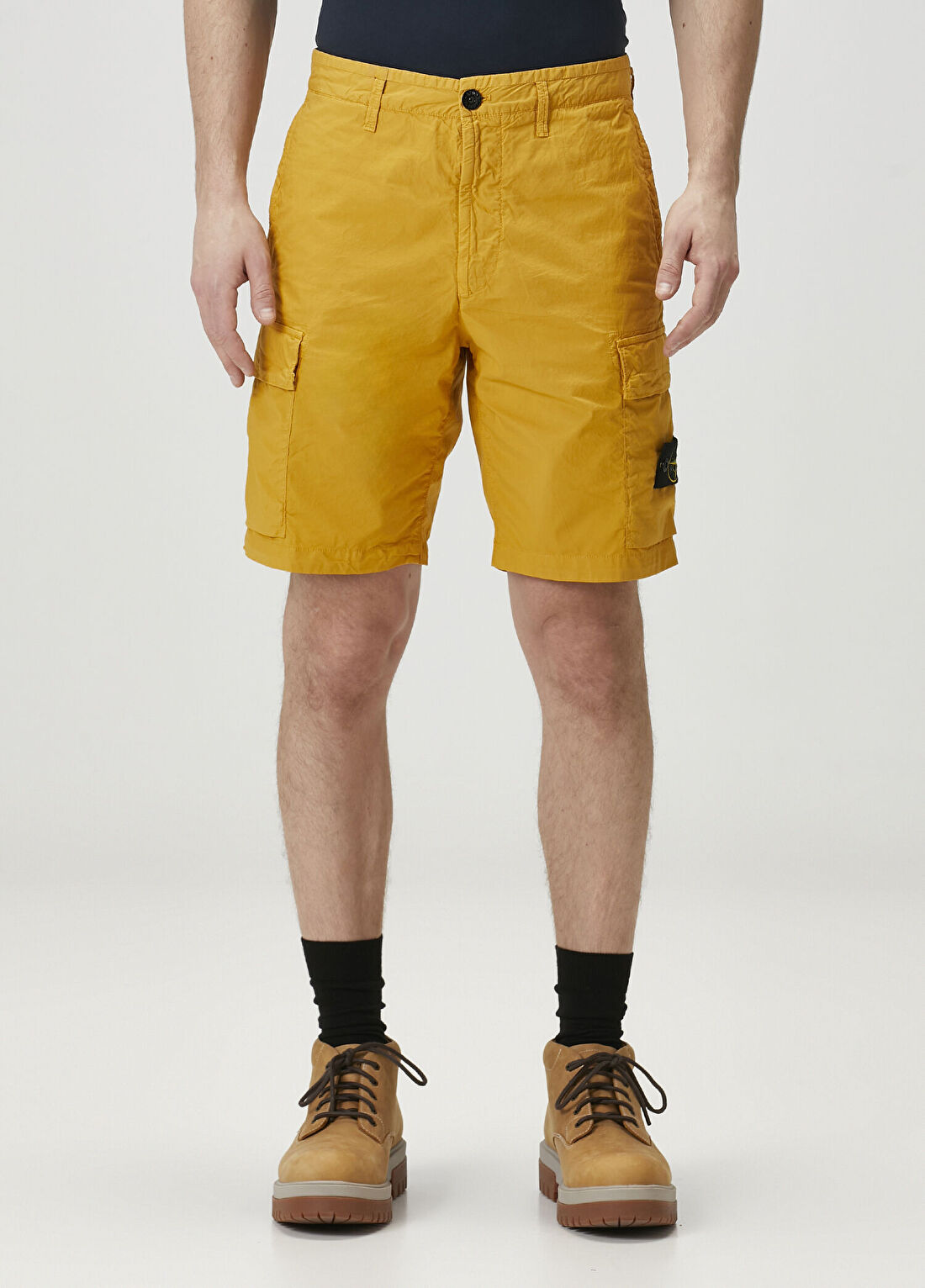 Stone Island Sarı Stretch Bermuda görsel 2