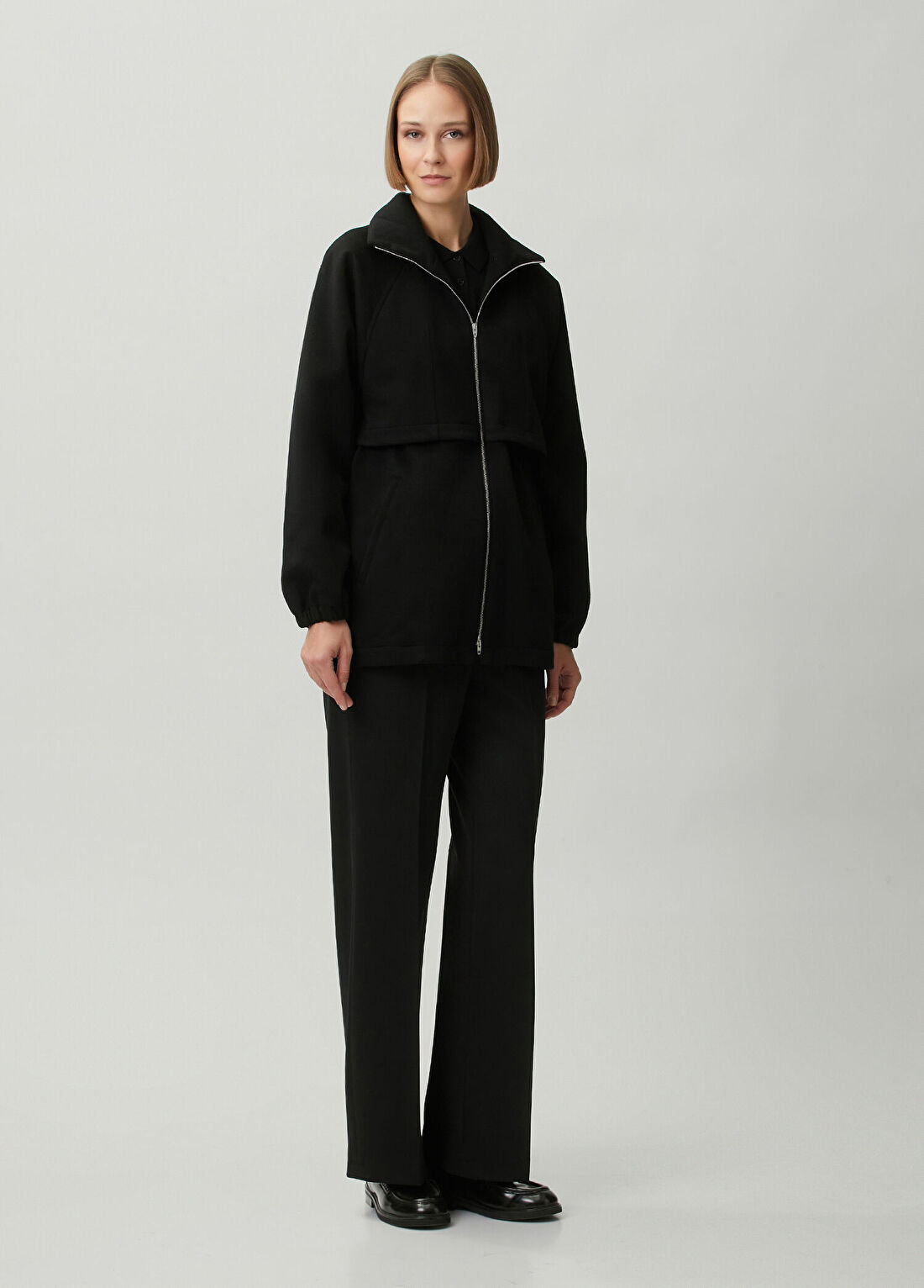 Jil Sander Siyah Yün Ceket görsel 2