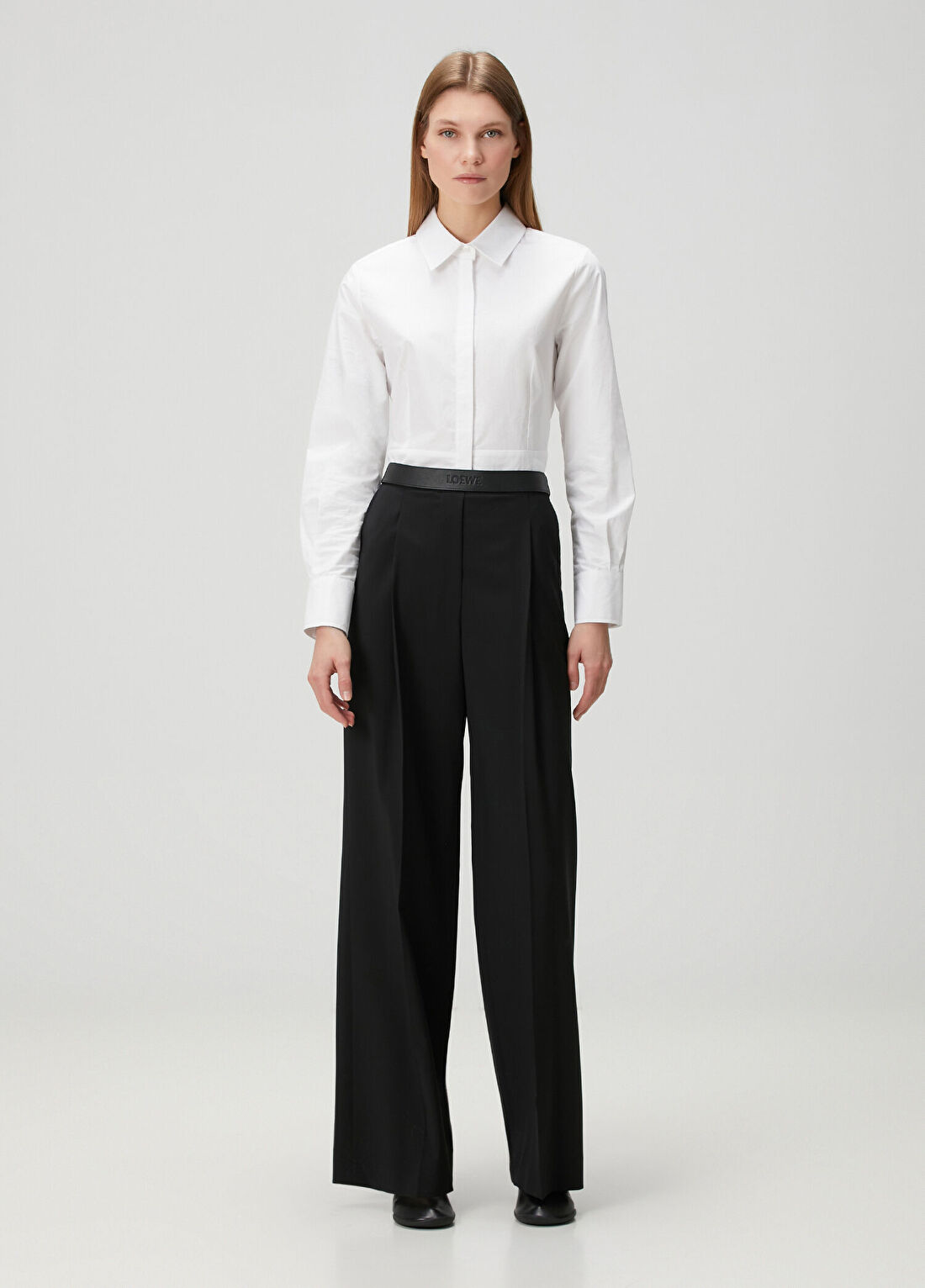 Loewe Siyah Yün Pantolon