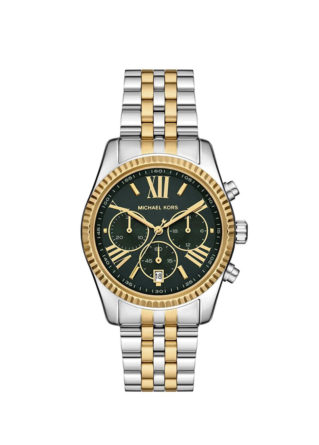 Michael Kors MK4984 Altın Rengi Metalik Gri Çelik Kadın Kol Saati