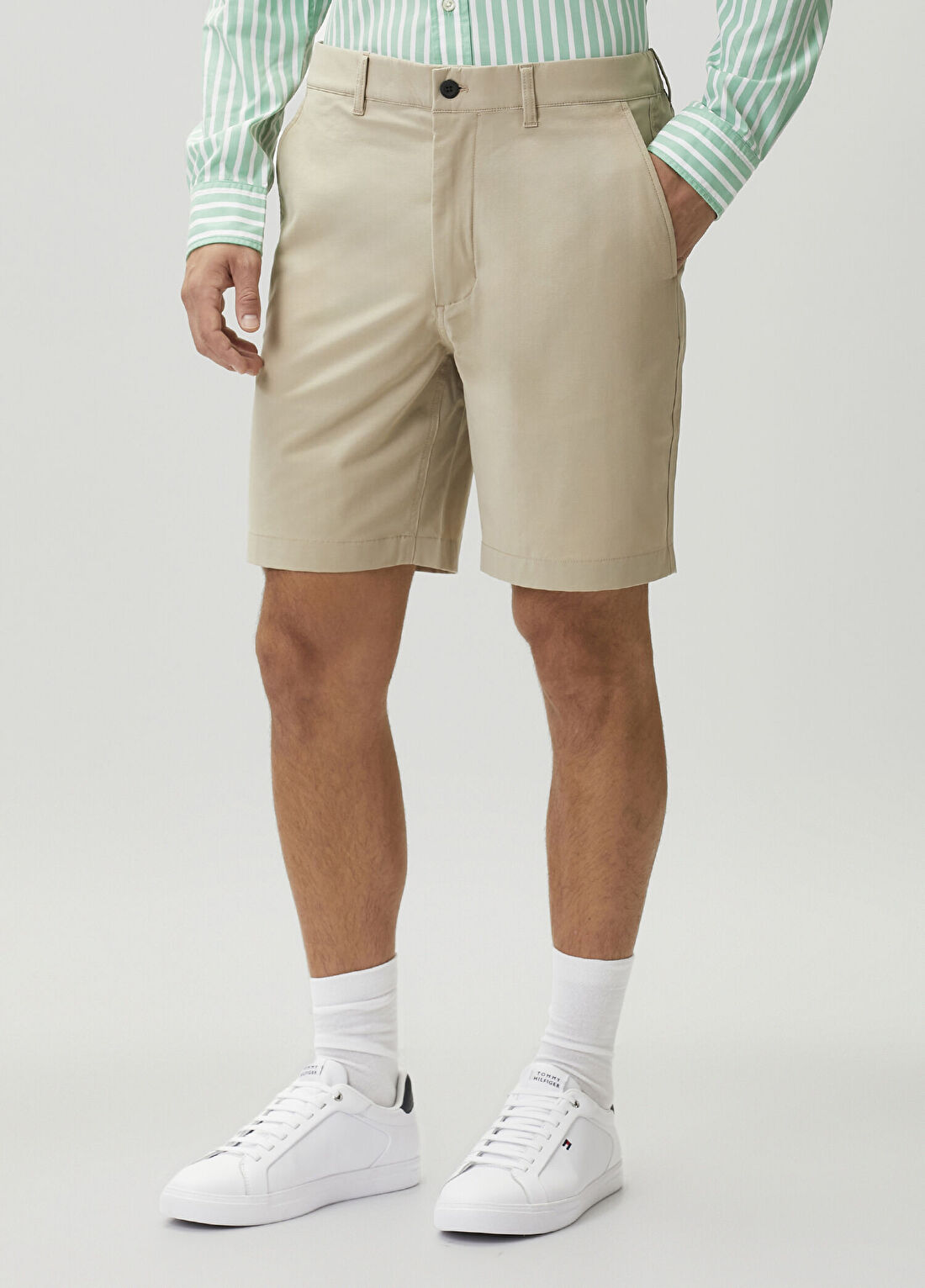 Tommy Hilfiger Bej Şort görsel 2