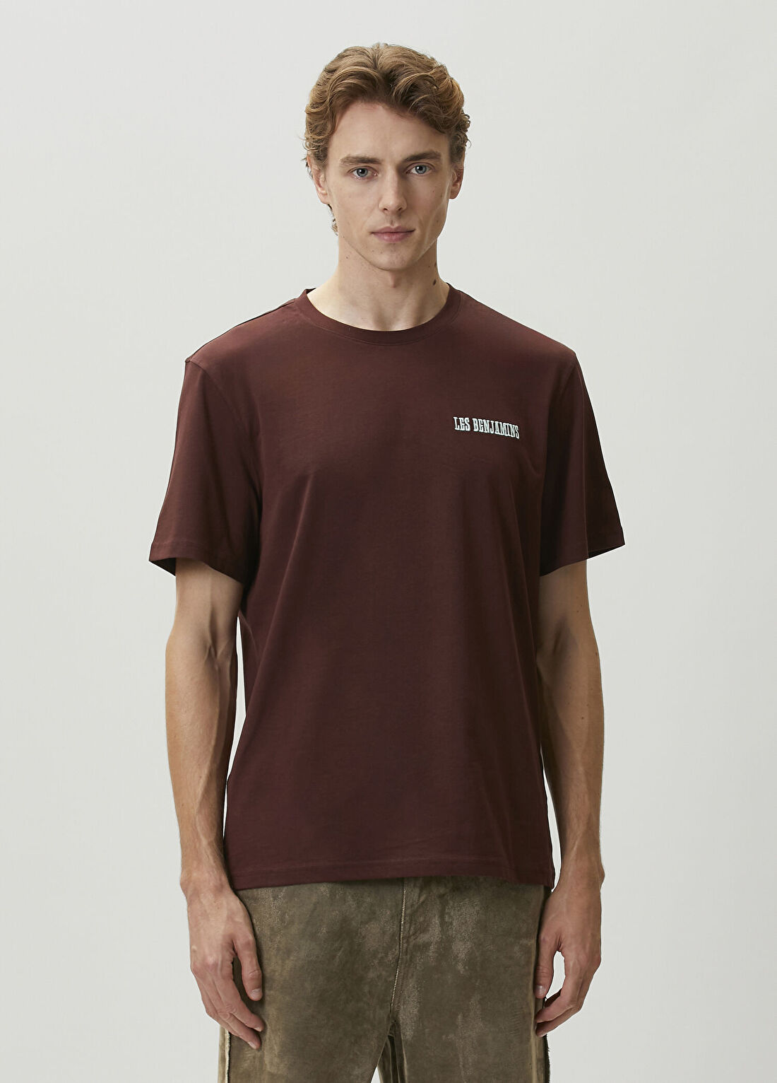 Les Benjamins Koyu Kahverengi T-shirt