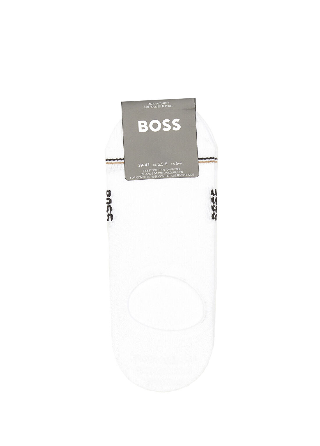 Boss Beyaz Logolu Erkek 2li Çorap Seti