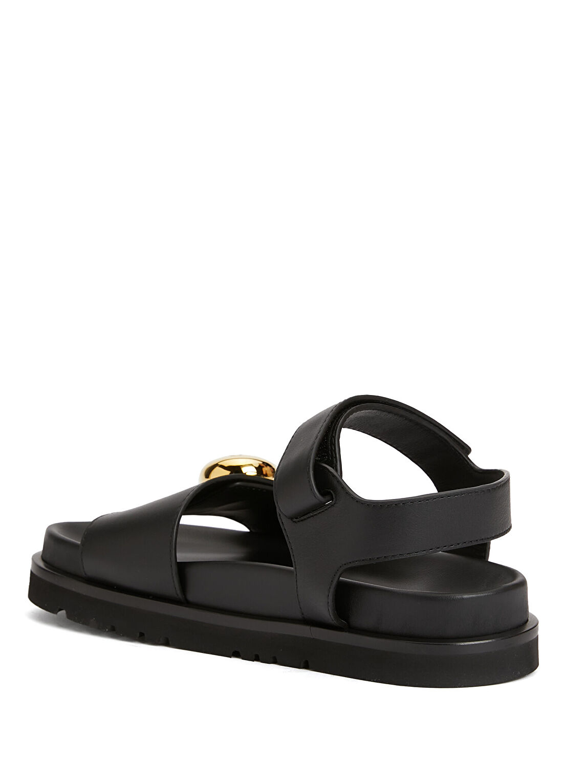 Loewe Pebble Siyah Kadın Deri Sandalet görsel 3