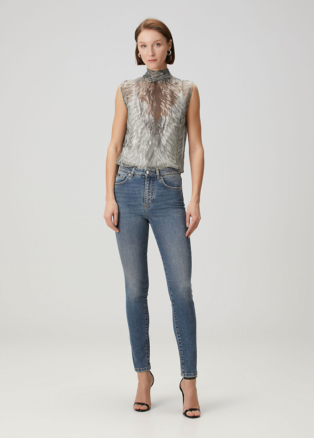 Dolce&Gabbana Mavi Skinny Jean Pantolon