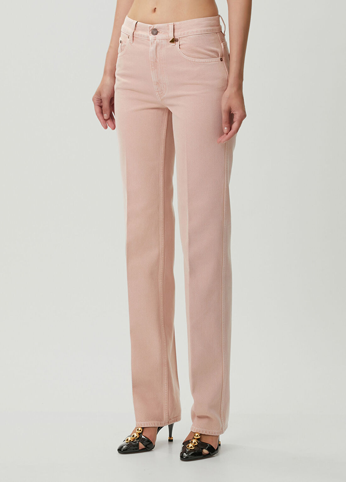 Chloe Somon Straight Leg Jean Pantolon görsel 3