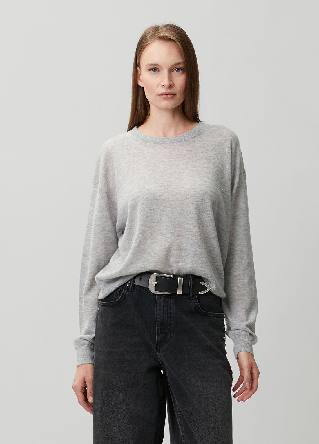 Zadig&Voltaire Swapy Gri Kaşmir Triko