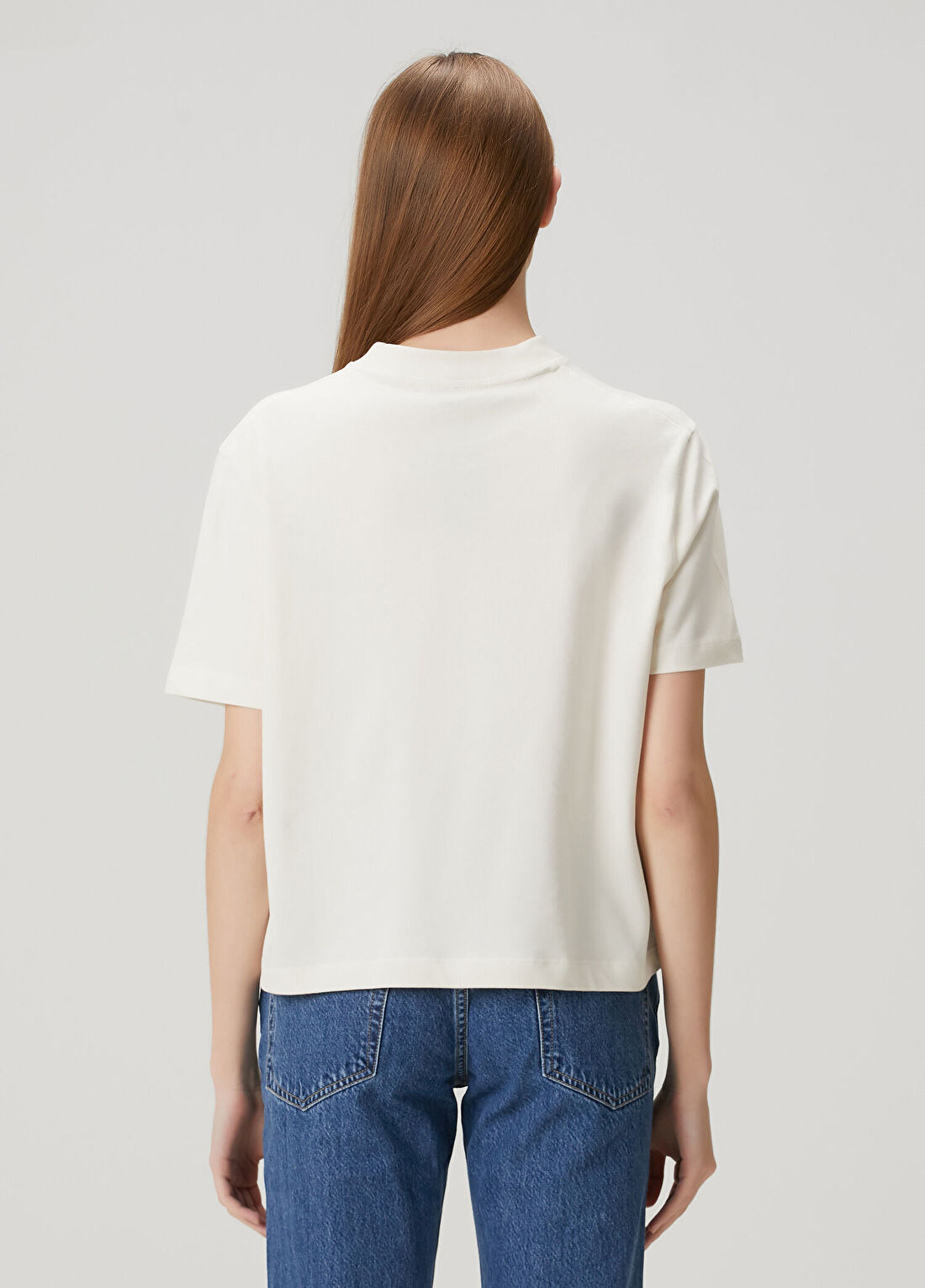 Tommy Hilfiger Beyaz T-shirt görsel 4