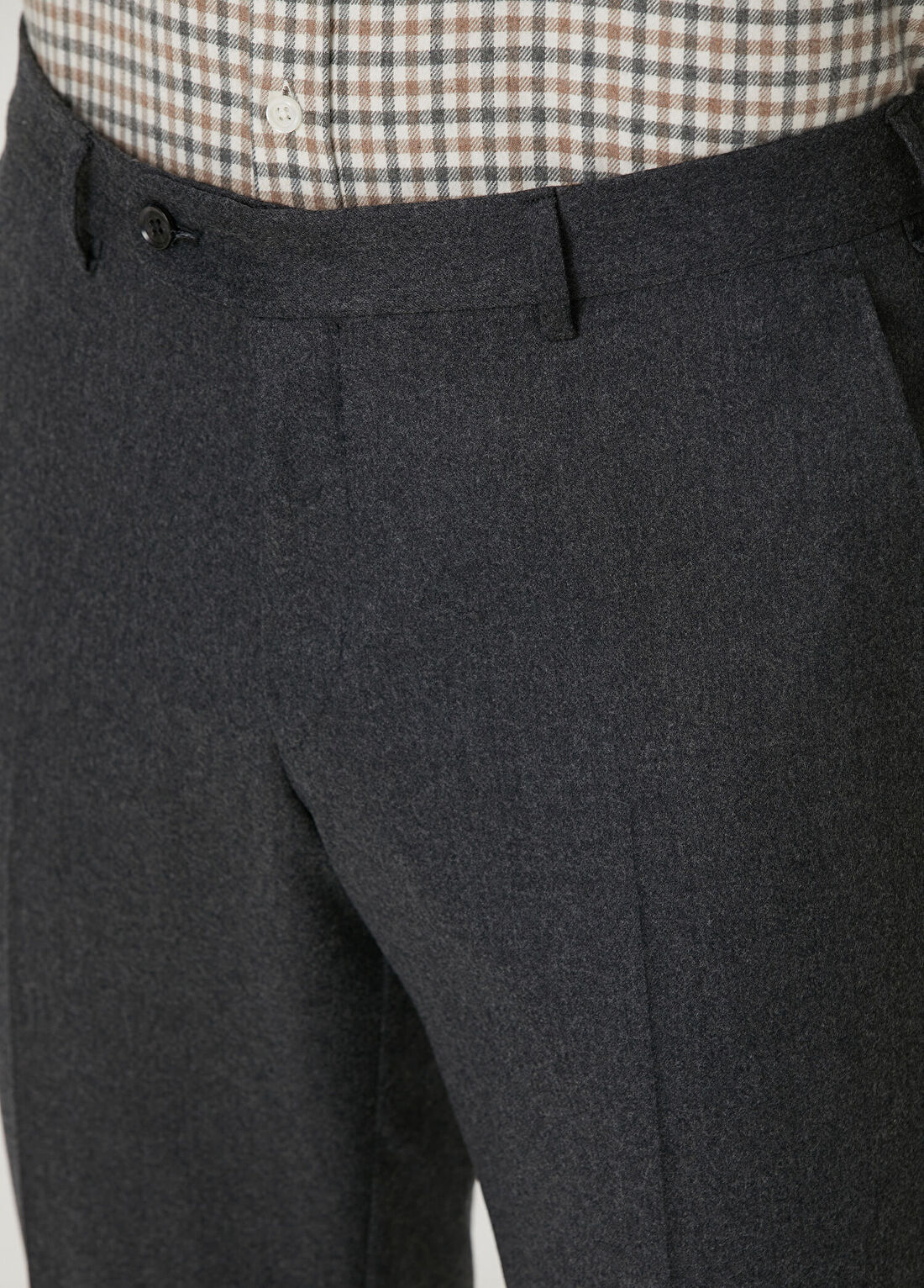 Beymen Collection Drop 7 Gri Yün Pantolon görsel 4