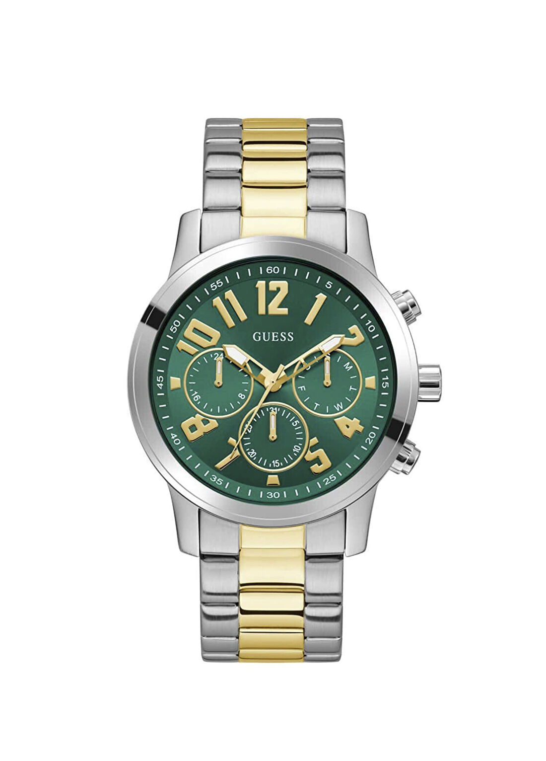 Guess GUGW1006G4 Altın Rengi Metalik Gri Çelik Erkek Kol Saati