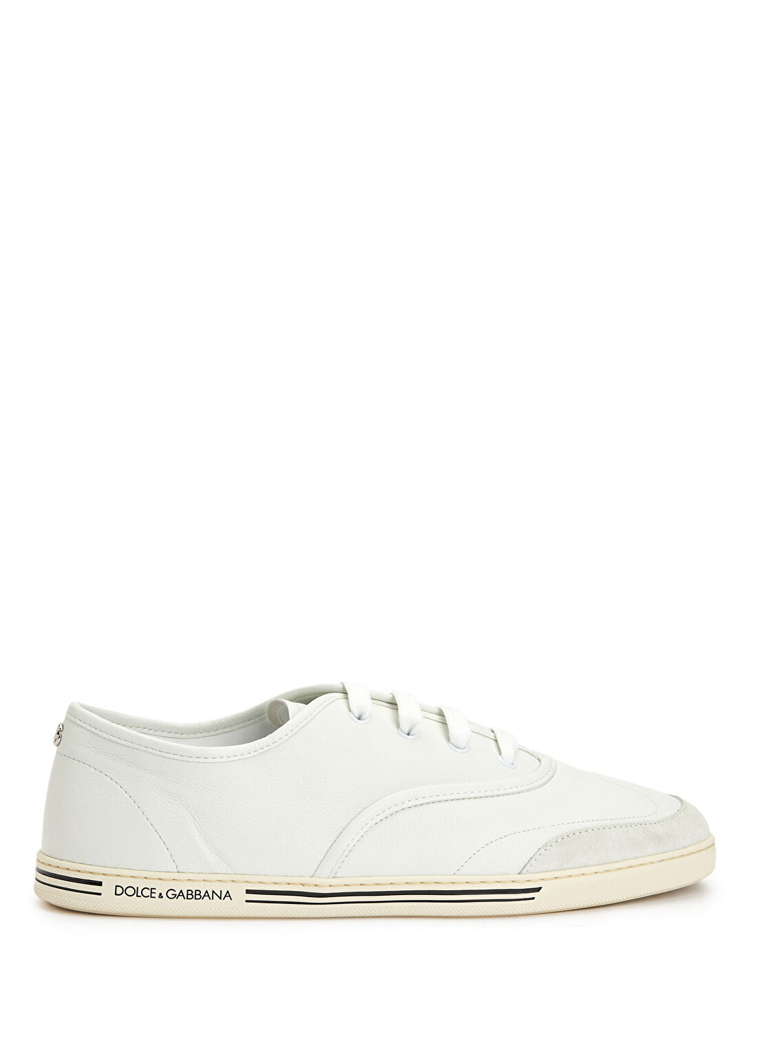 Dolce&Gabbana Beyaz Erkek Deri Sneaker