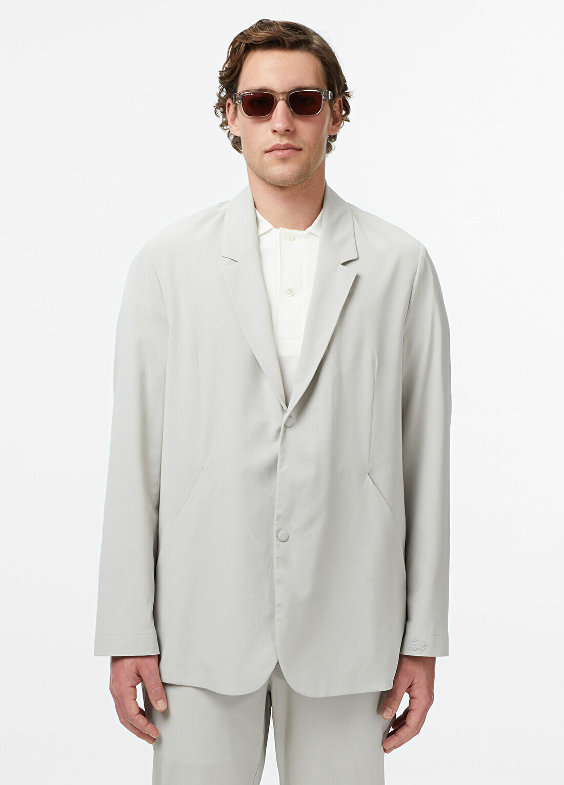Lacoste Gri Erkek Blazer Ceket