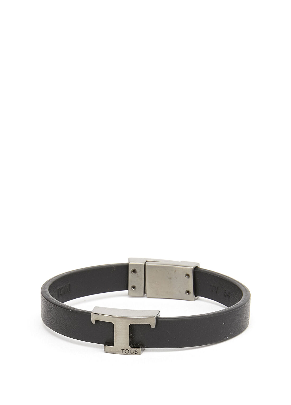 Tod's T Timeless Siyah Erkek Deri Bileklik görsel 3