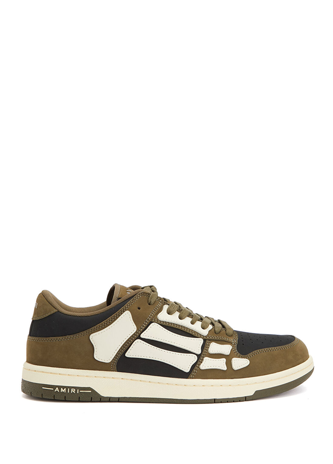 Amiri Skel Siyah Erkek Deri Sneaker