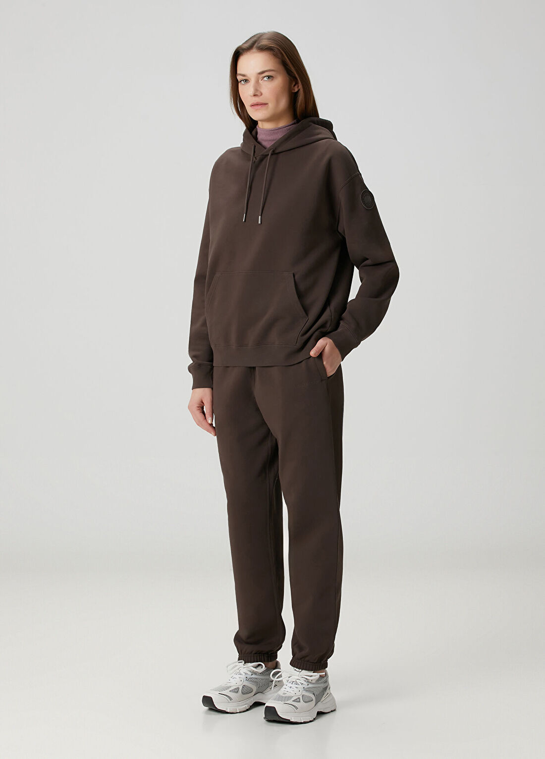 Canada Goose Wander Kahverengi Kapüşonlu Sweatshirt görsel 2