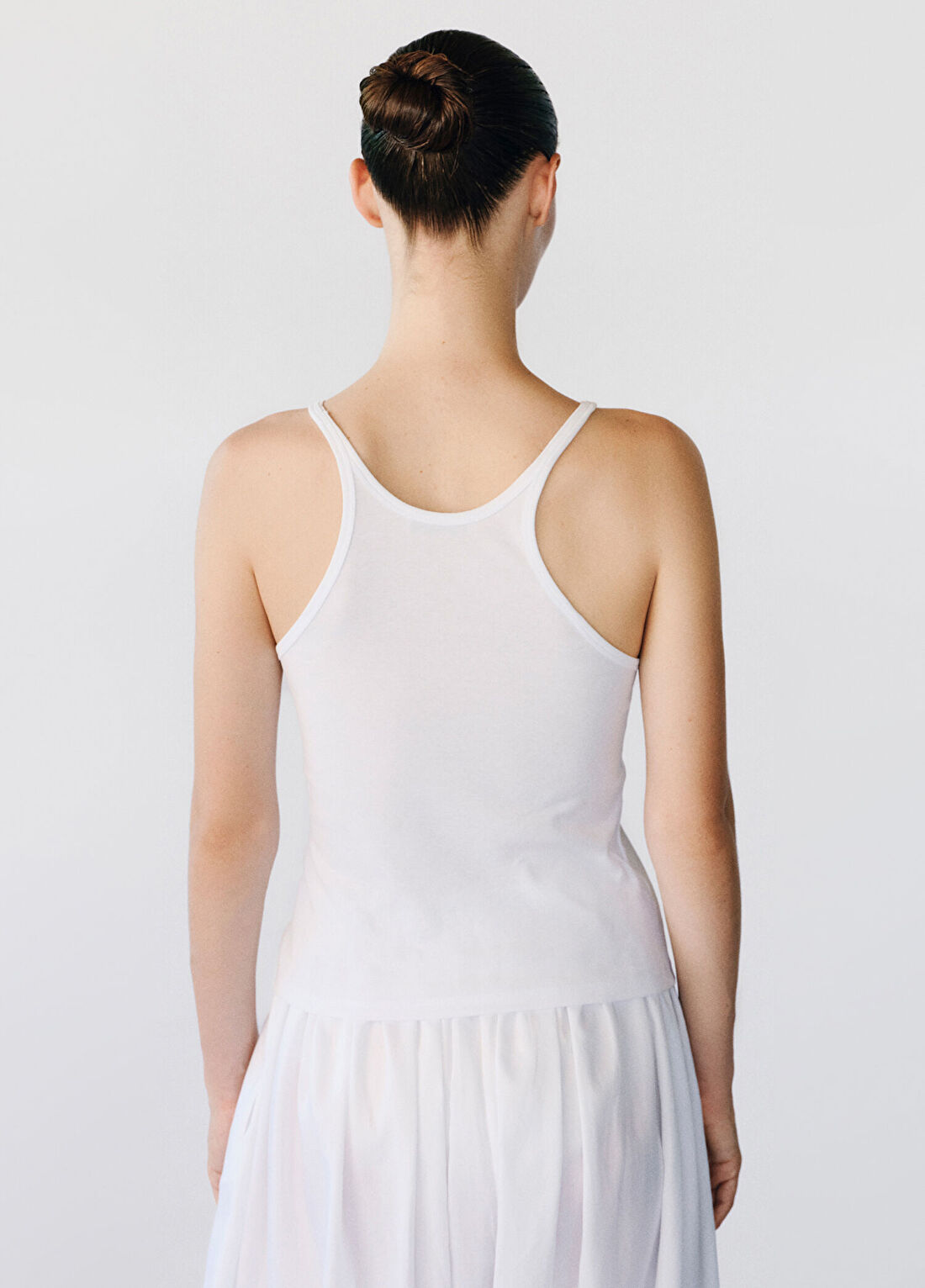 Rawe The Simple Beyaz Askılı Kadın Body görsel 2