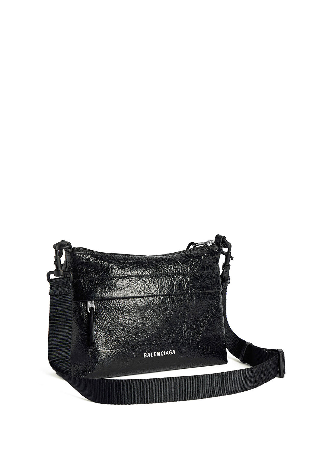 Balenciaga Explorer Duo Siyah Erkek Deri Çanta görsel 3