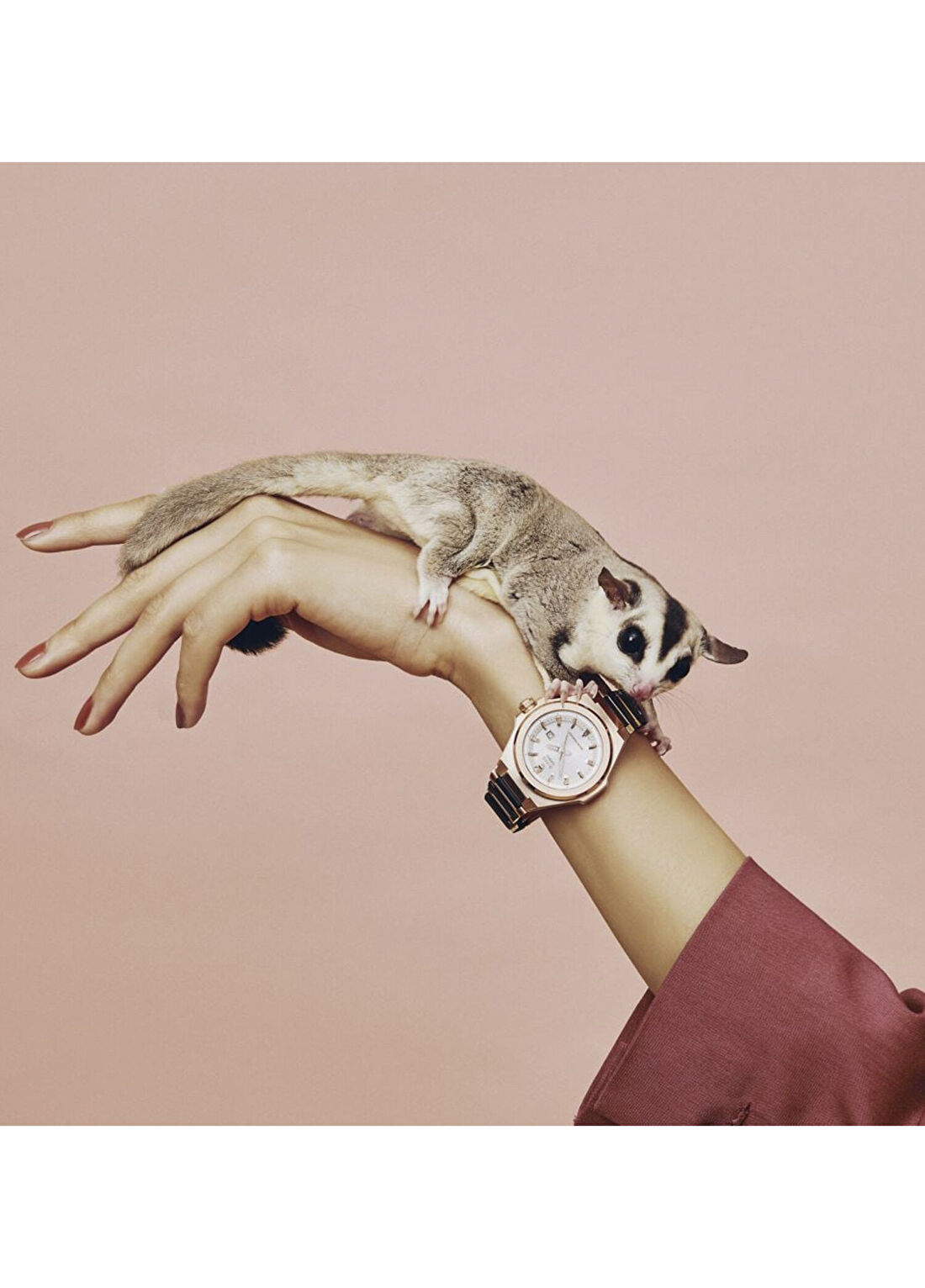 Casio Baby-G MSG-S500CG-1ADR Rose Gold Çelik Kadın Kol Saati görsel 2