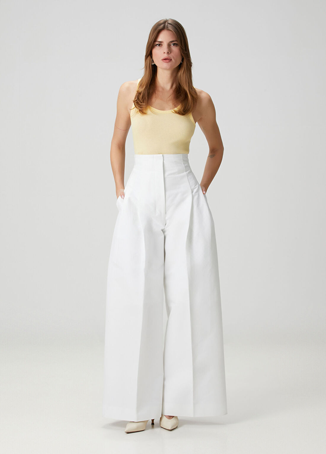 Jacquemus Souro Beyaz Pantolon