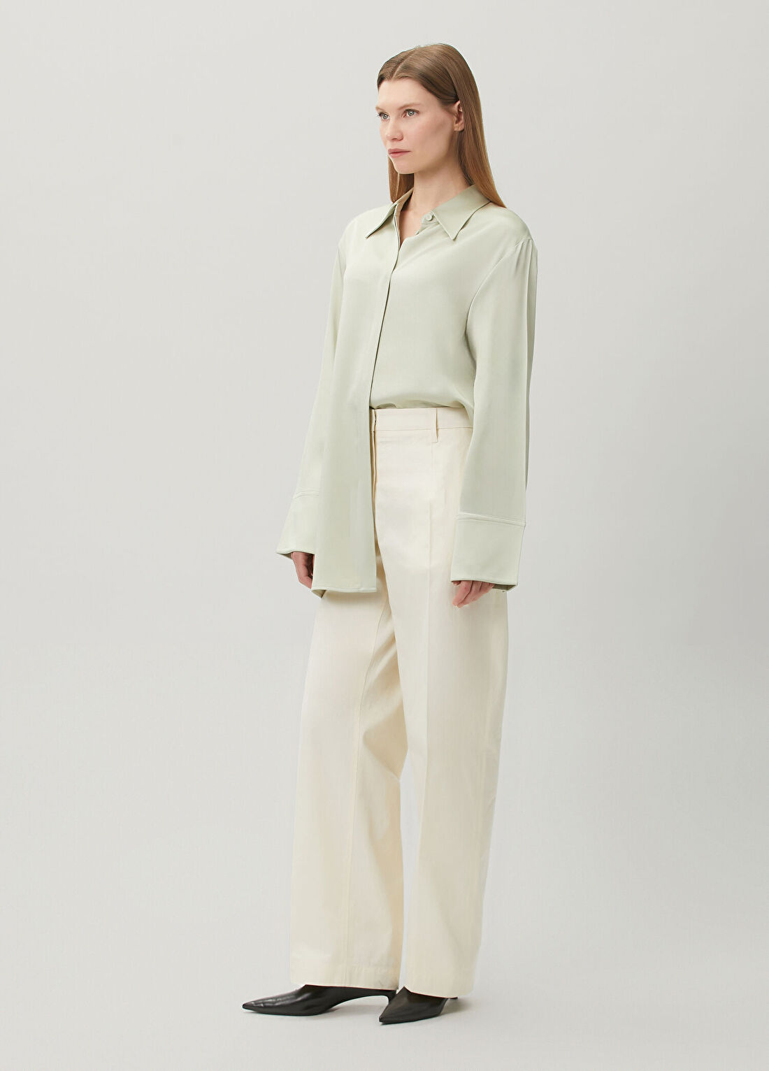 Jil Sander Yeşil Gömlek görsel 2